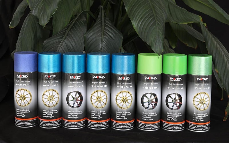 EASTUP Premium Metallic Acrylic Enamel Wheel Paint Orange-Gold Color - Brilliant Finish, High Durability, Fade-resistant, Quick Drying Rim Coating Spray Paint. - Image 5